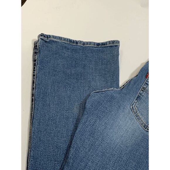 Levi Strauss Co Womens Denim Jeans Flare Wide Leg Blue Wash Size 11 L - Picture 8 of 8